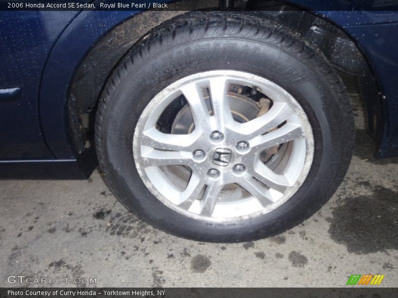 Royal Blue Pearl / Black 2006 Honda Accord SE Sedan