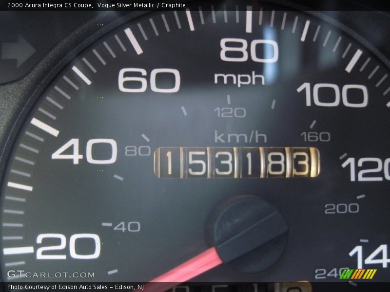 Vogue Silver Metallic / Graphite 2000 Acura Integra GS Coupe