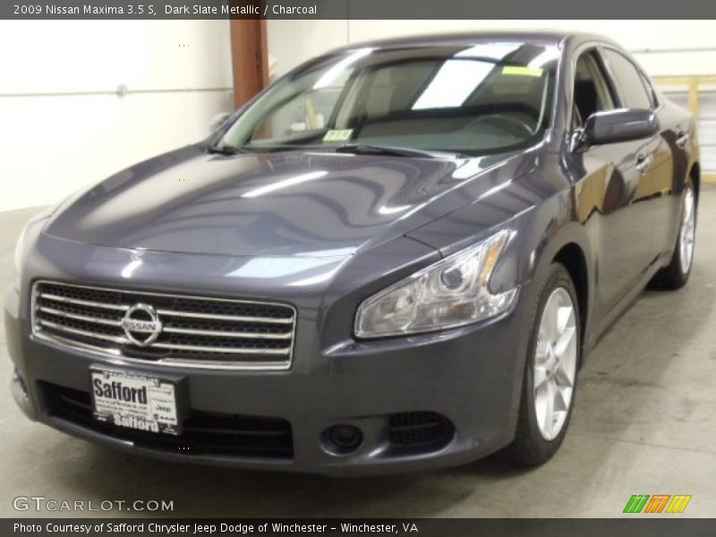 Dark Slate Metallic / Charcoal 2009 Nissan Maxima 3.5 S