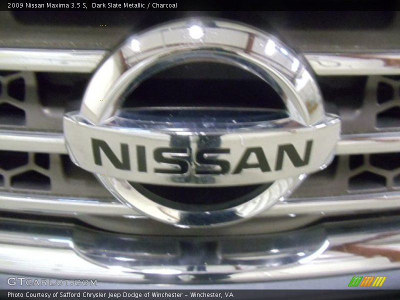Dark Slate Metallic / Charcoal 2009 Nissan Maxima 3.5 S