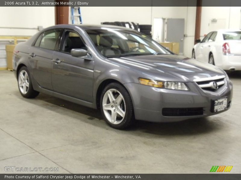 Anthracite Metallic / Ebony 2006 Acura TL 3.2