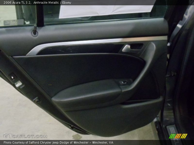 Anthracite Metallic / Ebony 2006 Acura TL 3.2