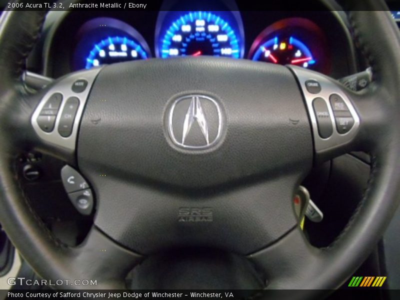 Anthracite Metallic / Ebony 2006 Acura TL 3.2