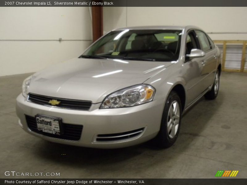 Silverstone Metallic / Ebony Black 2007 Chevrolet Impala LS