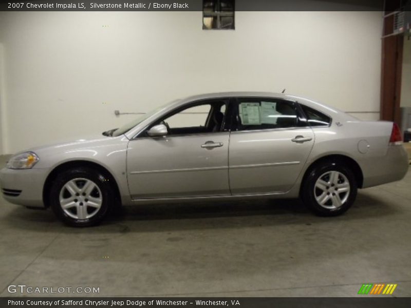 Silverstone Metallic / Ebony Black 2007 Chevrolet Impala LS