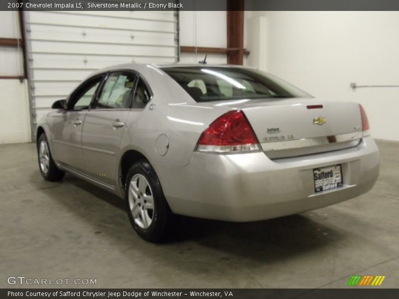 Silverstone Metallic / Ebony Black 2007 Chevrolet Impala LS