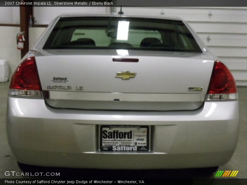 Silverstone Metallic / Ebony Black 2007 Chevrolet Impala LS