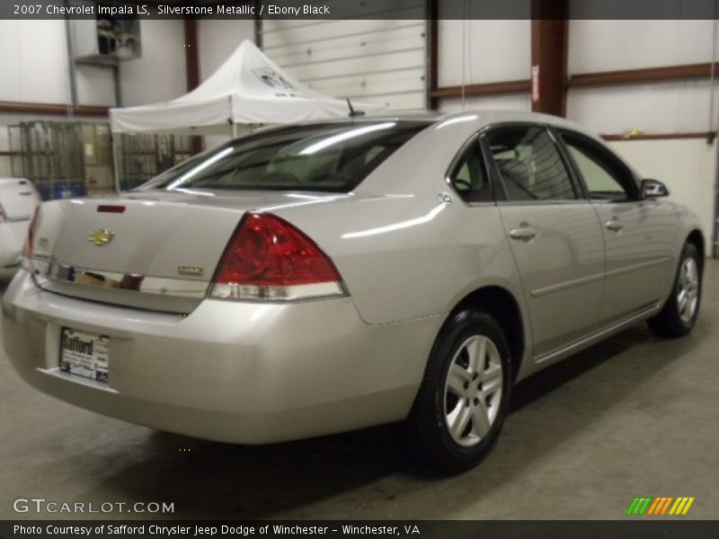 Silverstone Metallic / Ebony Black 2007 Chevrolet Impala LS