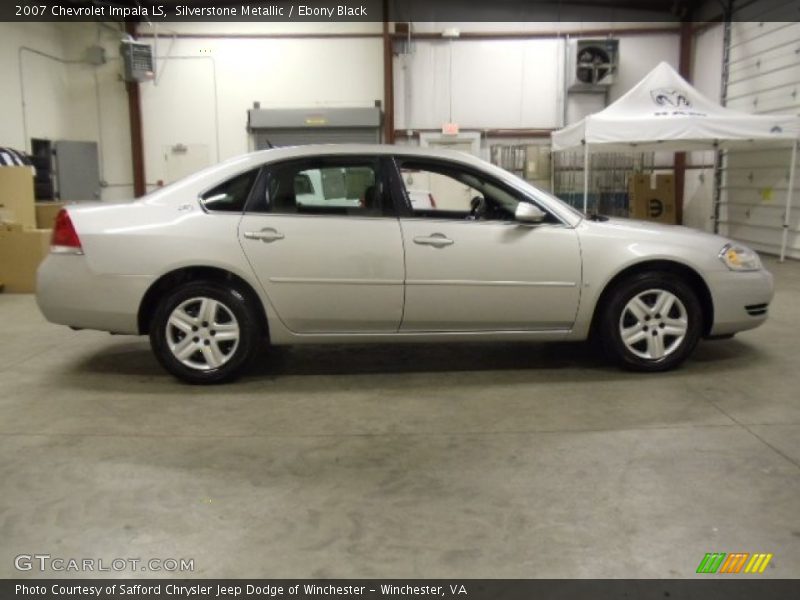 Silverstone Metallic / Ebony Black 2007 Chevrolet Impala LS