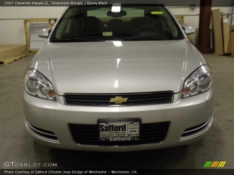 Silverstone Metallic / Ebony Black 2007 Chevrolet Impala LS