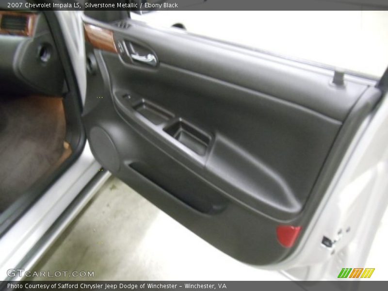Silverstone Metallic / Ebony Black 2007 Chevrolet Impala LS