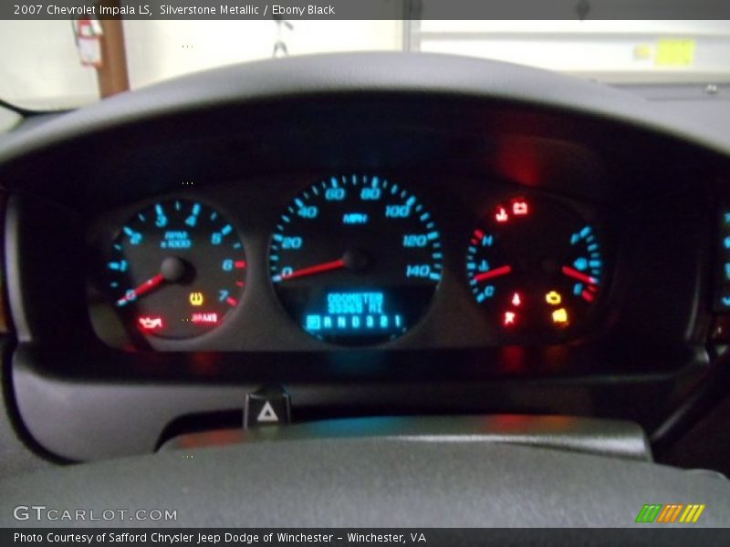 Silverstone Metallic / Ebony Black 2007 Chevrolet Impala LS