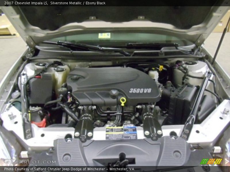 Silverstone Metallic / Ebony Black 2007 Chevrolet Impala LS