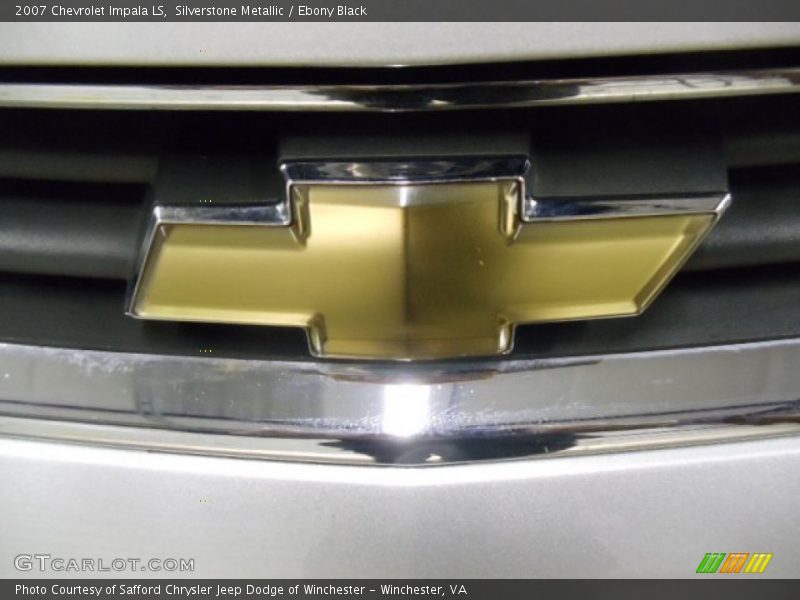 Silverstone Metallic / Ebony Black 2007 Chevrolet Impala LS