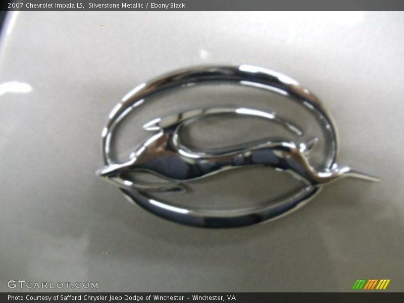 Silverstone Metallic / Ebony Black 2007 Chevrolet Impala LS