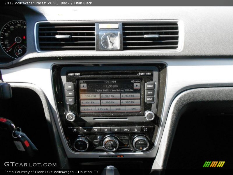 Black / Titan Black 2012 Volkswagen Passat V6 SE