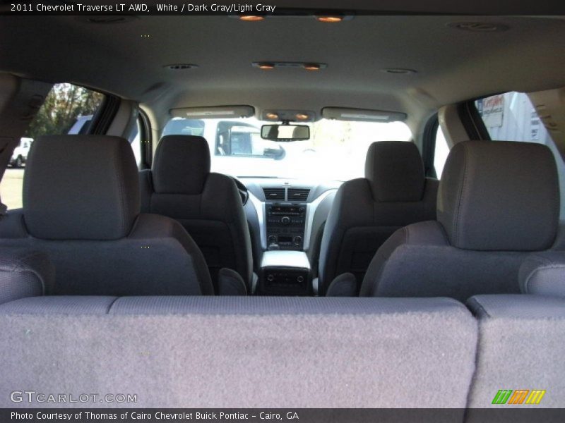 White / Dark Gray/Light Gray 2011 Chevrolet Traverse LT AWD
