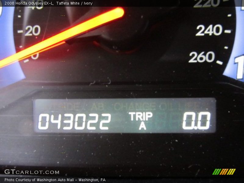 Taffeta White / Ivory 2008 Honda Odyssey EX-L