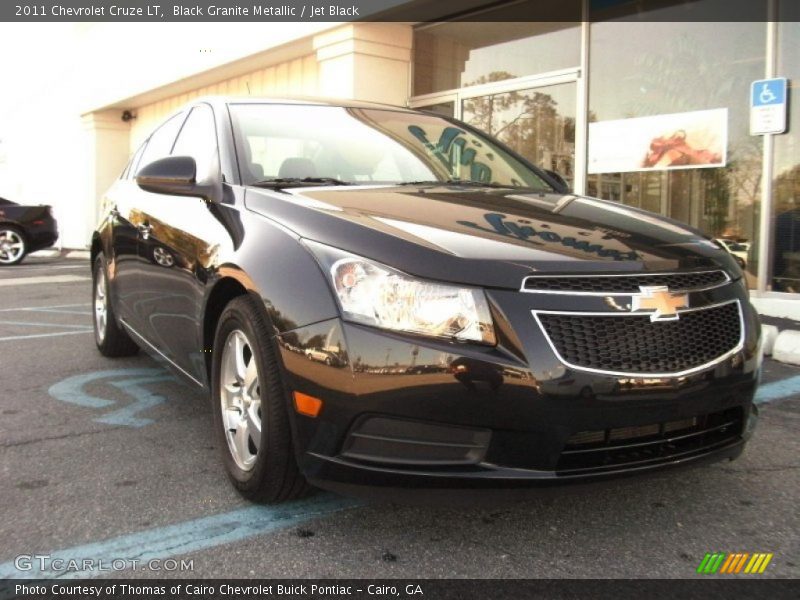 Black Granite Metallic / Jet Black 2011 Chevrolet Cruze LT