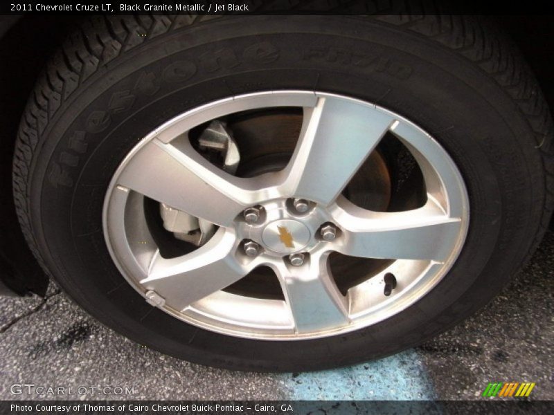 Black Granite Metallic / Jet Black 2011 Chevrolet Cruze LT