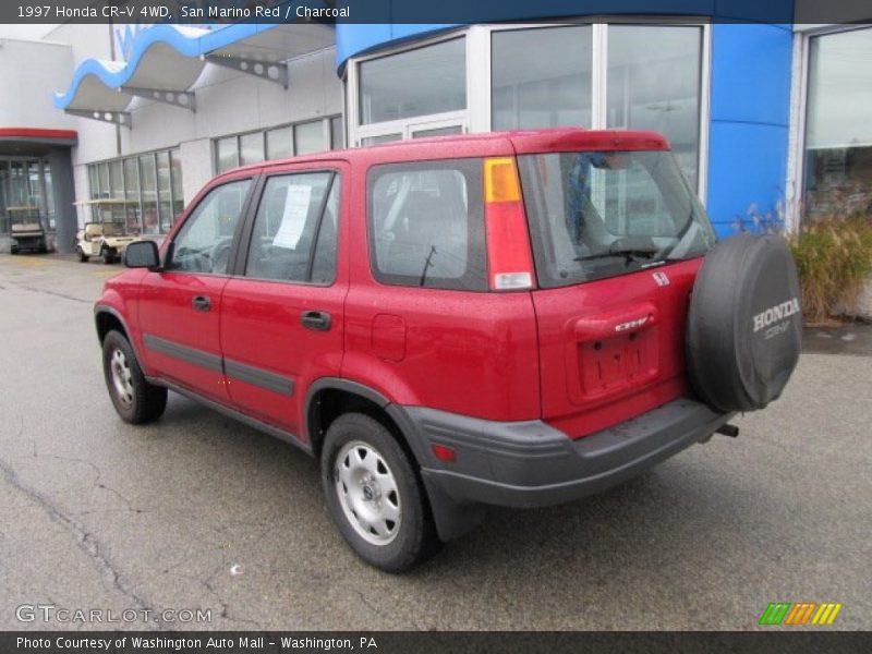 San Marino Red / Charcoal 1997 Honda CR-V 4WD