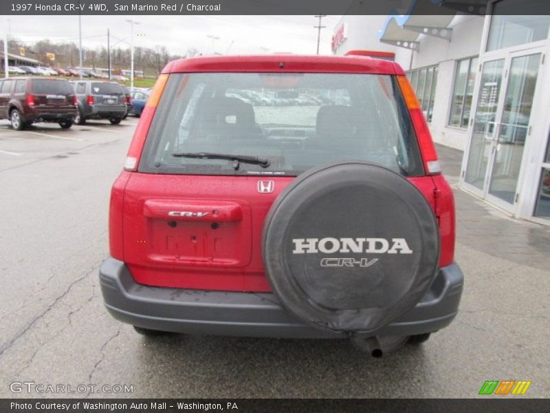 San Marino Red / Charcoal 1997 Honda CR-V 4WD