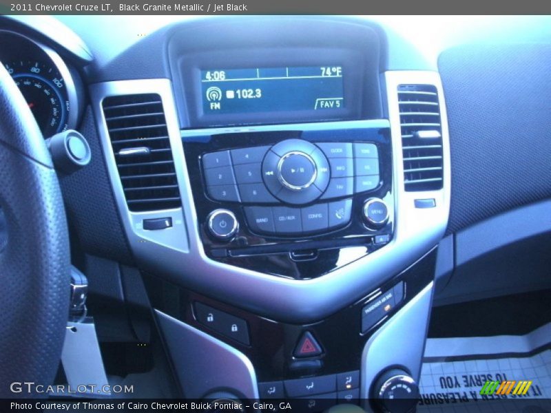 Black Granite Metallic / Jet Black 2011 Chevrolet Cruze LT