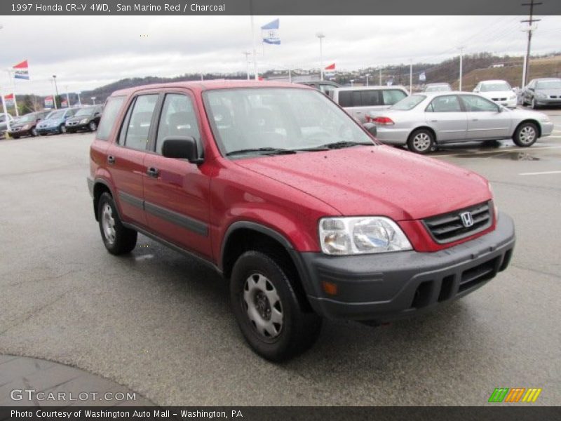 San Marino Red / Charcoal 1997 Honda CR-V 4WD