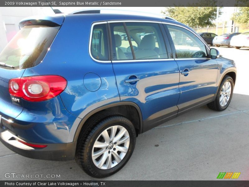 Sapphire Blue Metallic / Sandstone 2009 Volkswagen Tiguan SE