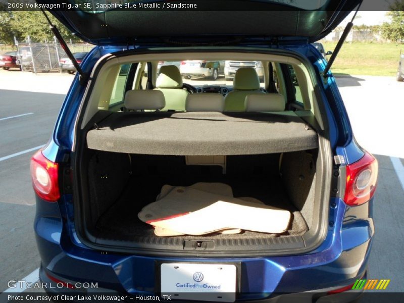 Sapphire Blue Metallic / Sandstone 2009 Volkswagen Tiguan SE