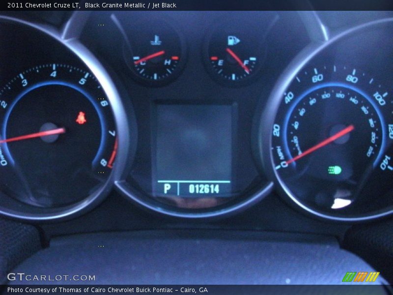 Black Granite Metallic / Jet Black 2011 Chevrolet Cruze LT