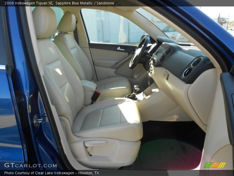 Sapphire Blue Metallic / Sandstone 2009 Volkswagen Tiguan SE