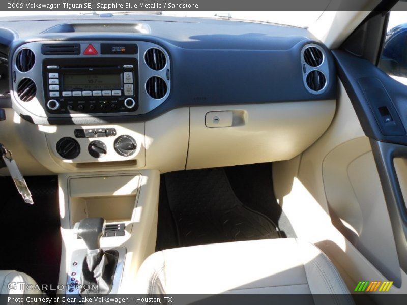 Sapphire Blue Metallic / Sandstone 2009 Volkswagen Tiguan SE