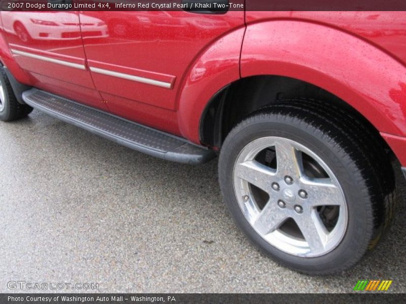 Inferno Red Crystal Pearl / Khaki Two-Tone 2007 Dodge Durango Limited 4x4