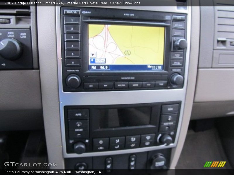 Inferno Red Crystal Pearl / Khaki Two-Tone 2007 Dodge Durango Limited 4x4