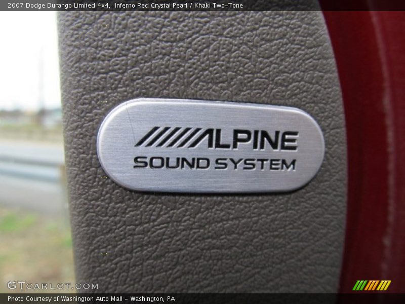 Inferno Red Crystal Pearl / Khaki Two-Tone 2007 Dodge Durango Limited 4x4