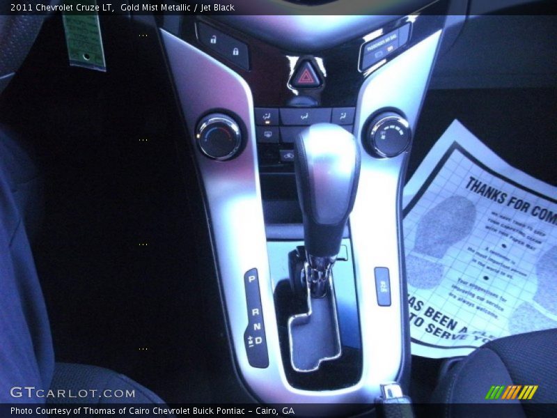 Gold Mist Metallic / Jet Black 2011 Chevrolet Cruze LT