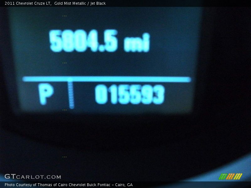 Gold Mist Metallic / Jet Black 2011 Chevrolet Cruze LT