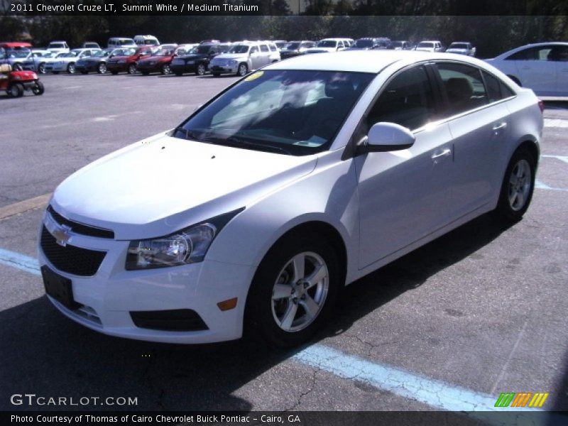 Summit White / Medium Titanium 2011 Chevrolet Cruze LT