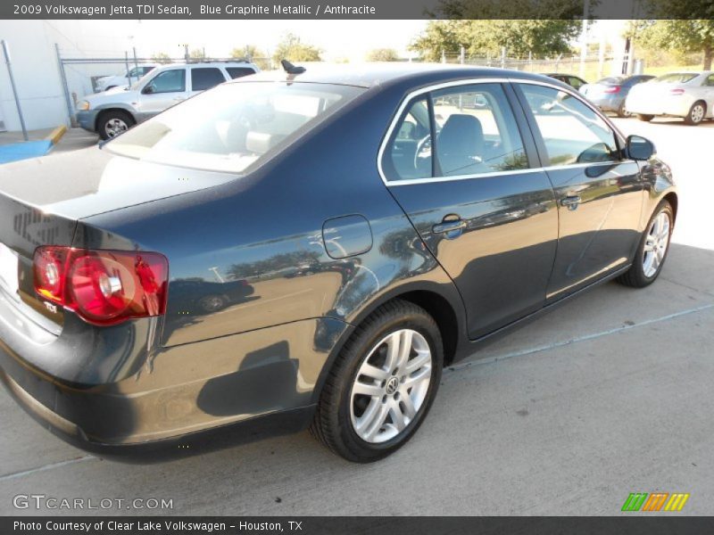 Blue Graphite Metallic / Anthracite 2009 Volkswagen Jetta TDI Sedan