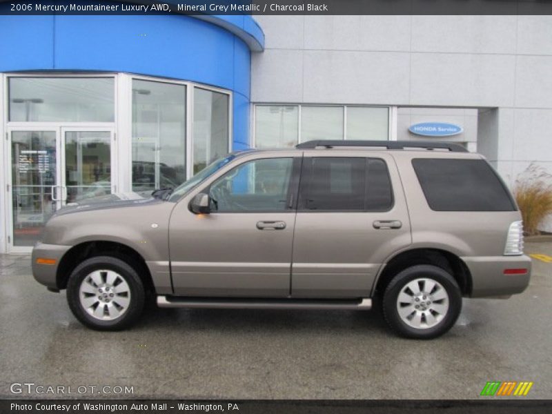 Mineral Grey Metallic / Charcoal Black 2006 Mercury Mountaineer Luxury AWD