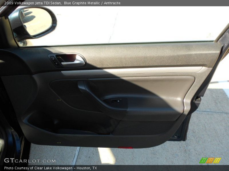 Blue Graphite Metallic / Anthracite 2009 Volkswagen Jetta TDI Sedan