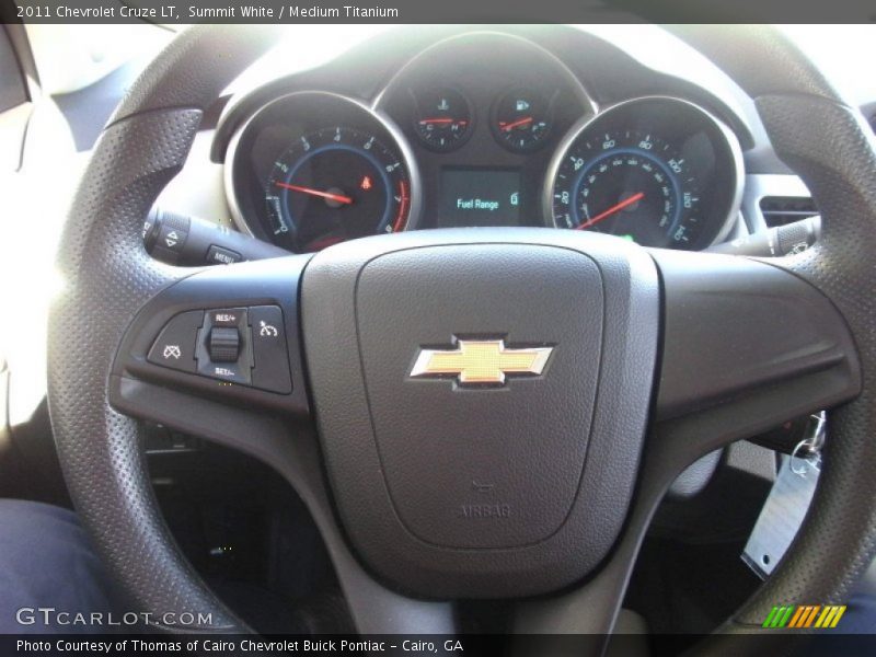 Summit White / Medium Titanium 2011 Chevrolet Cruze LT
