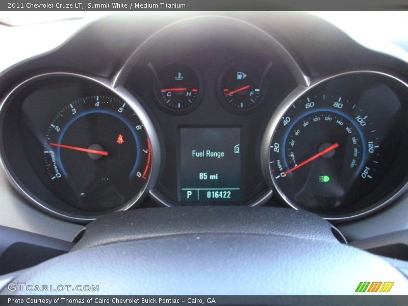 Summit White / Medium Titanium 2011 Chevrolet Cruze LT