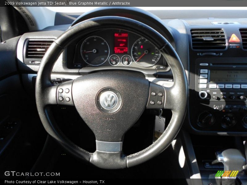 Blue Graphite Metallic / Anthracite 2009 Volkswagen Jetta TDI Sedan