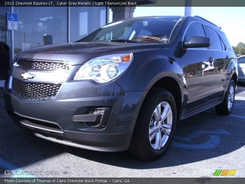 Cyber Gray Metallic / Light Titanium/Jet Black 2011 Chevrolet Equinox LT