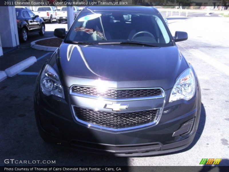 Cyber Gray Metallic / Light Titanium/Jet Black 2011 Chevrolet Equinox LT
