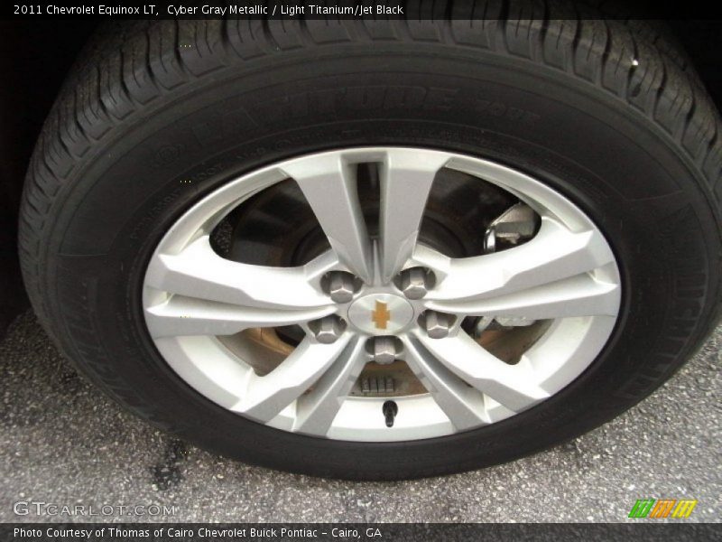 Cyber Gray Metallic / Light Titanium/Jet Black 2011 Chevrolet Equinox LT
