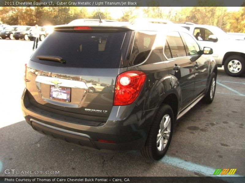 Cyber Gray Metallic / Light Titanium/Jet Black 2011 Chevrolet Equinox LT