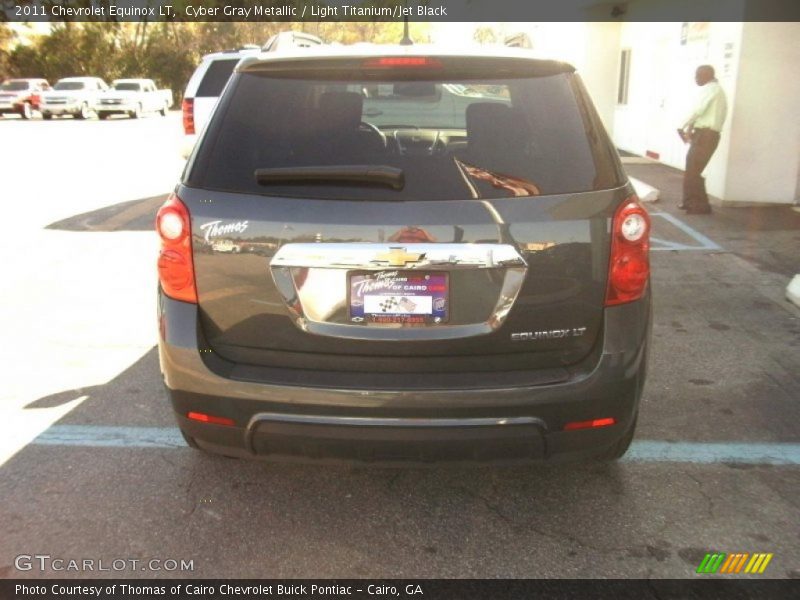 Cyber Gray Metallic / Light Titanium/Jet Black 2011 Chevrolet Equinox LT